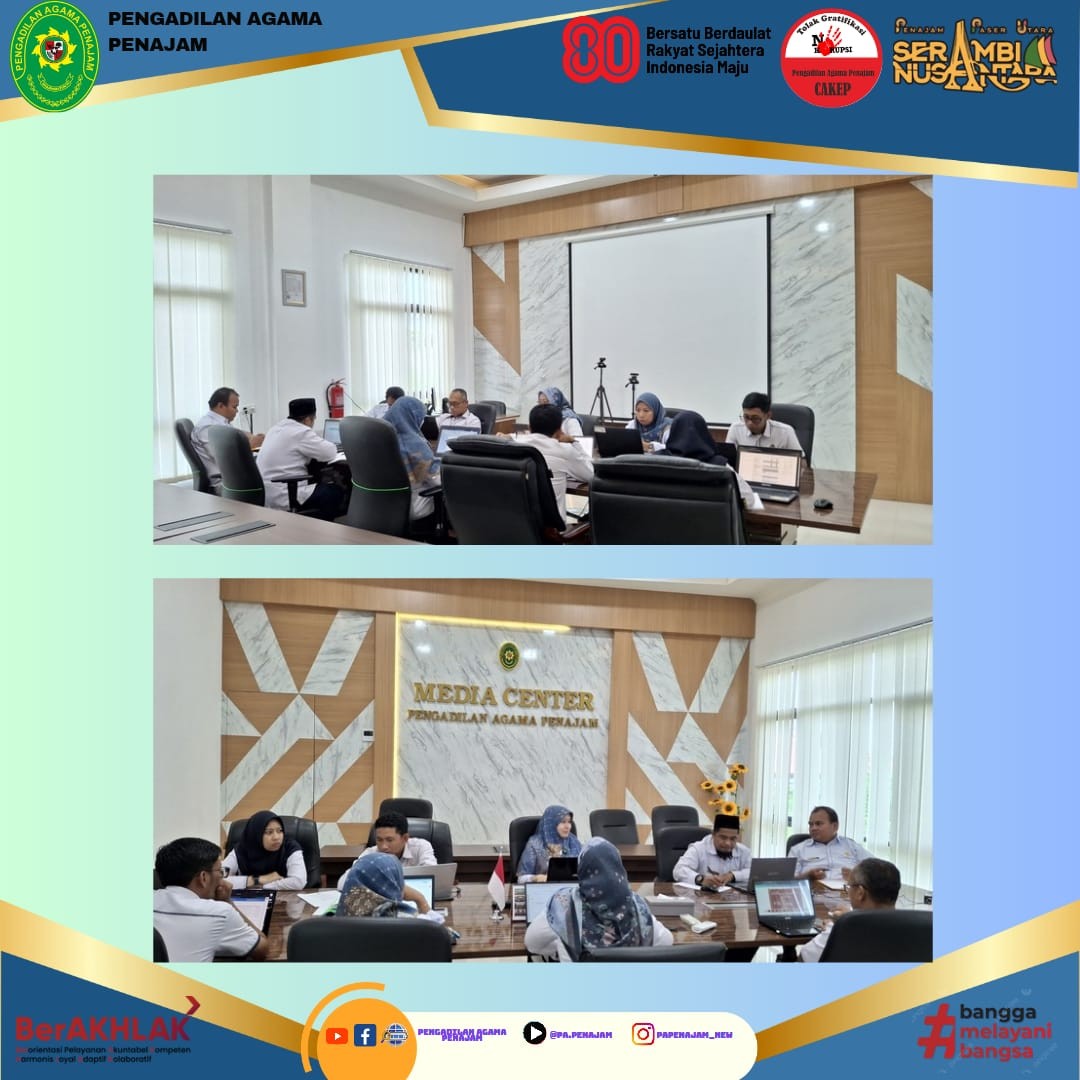 Jelang Tutup Tahun 2025 Kesekretariatan PA Penajam Akselerasi Penuntasan Laporan dan Evaluasi Kinerja 2